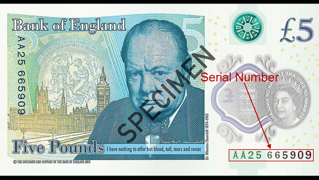 New Five Pound Note